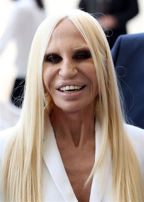 toung donatella versace|what happened to donatella versace's face.